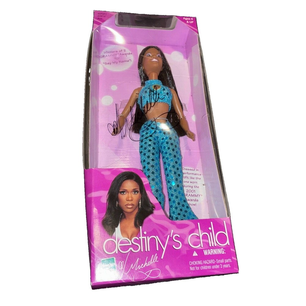 2001 Destiny's Child Michelle Williams Doll Signed Autographed In Box Hasbro
